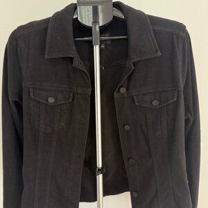Liverpool | Black Denim Jacket | Size Medium | Excellent Condition